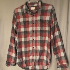 Vans Flannel Red/Gray/Black Plaid